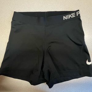 Women’s Black Nike Pro Shorts